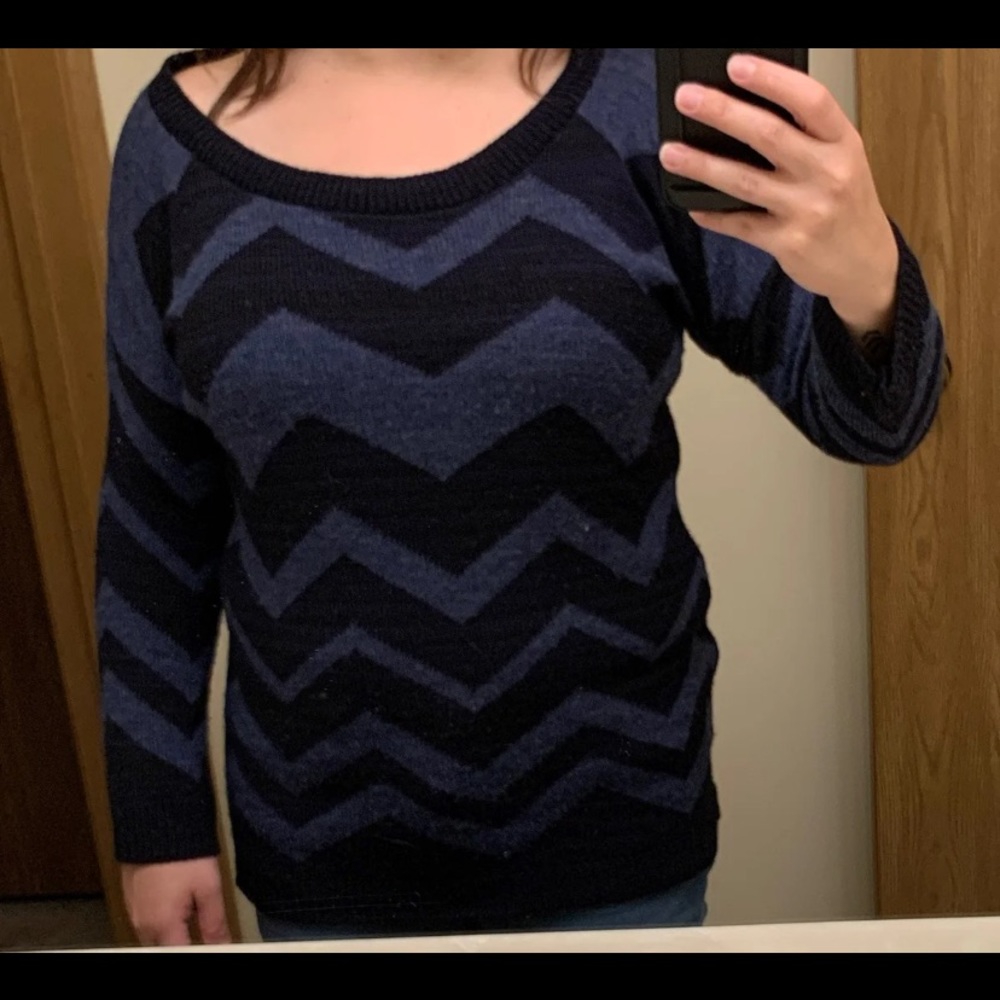 Charlotte Russe chevron pattern sweater